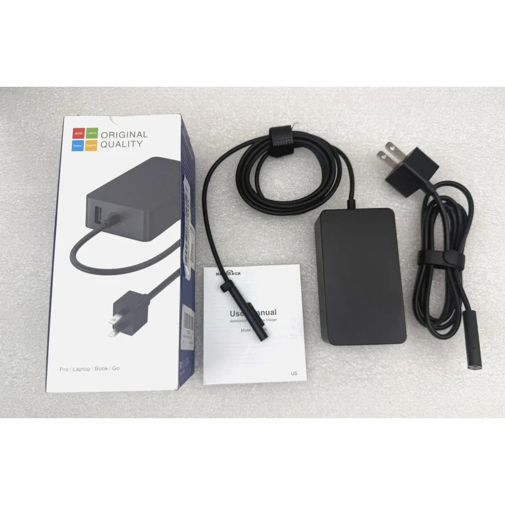 65W Replacement AC Adapter MDSF65 For Microsoft Surface Pro 11, 10 NEW *read...
